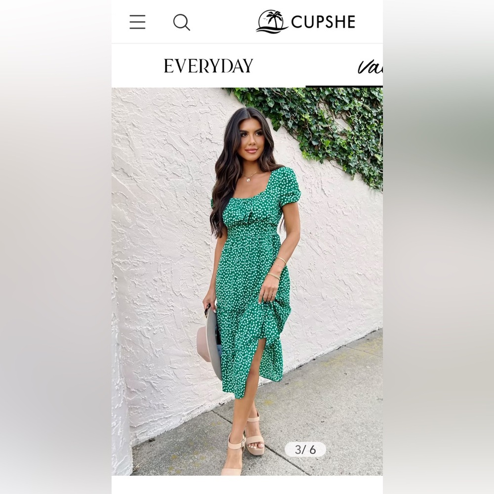 Cupshe midi dress- NWT